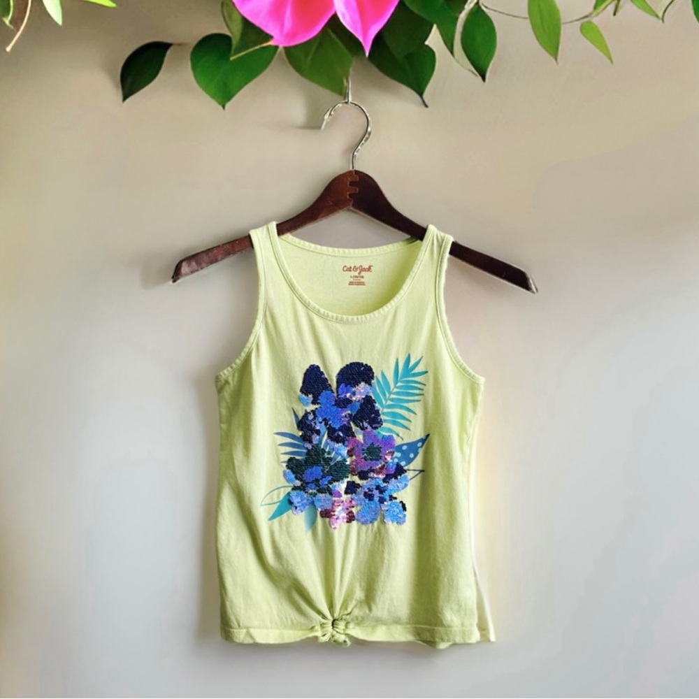 Girls Cat & Jack Flip Sequin Shirt